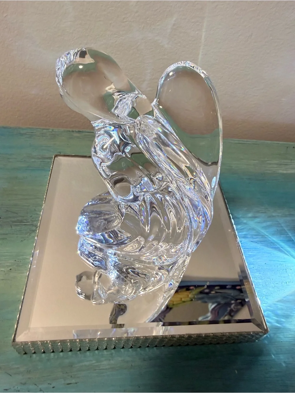 Baccarat Clear Crystal Angel Figurine Set